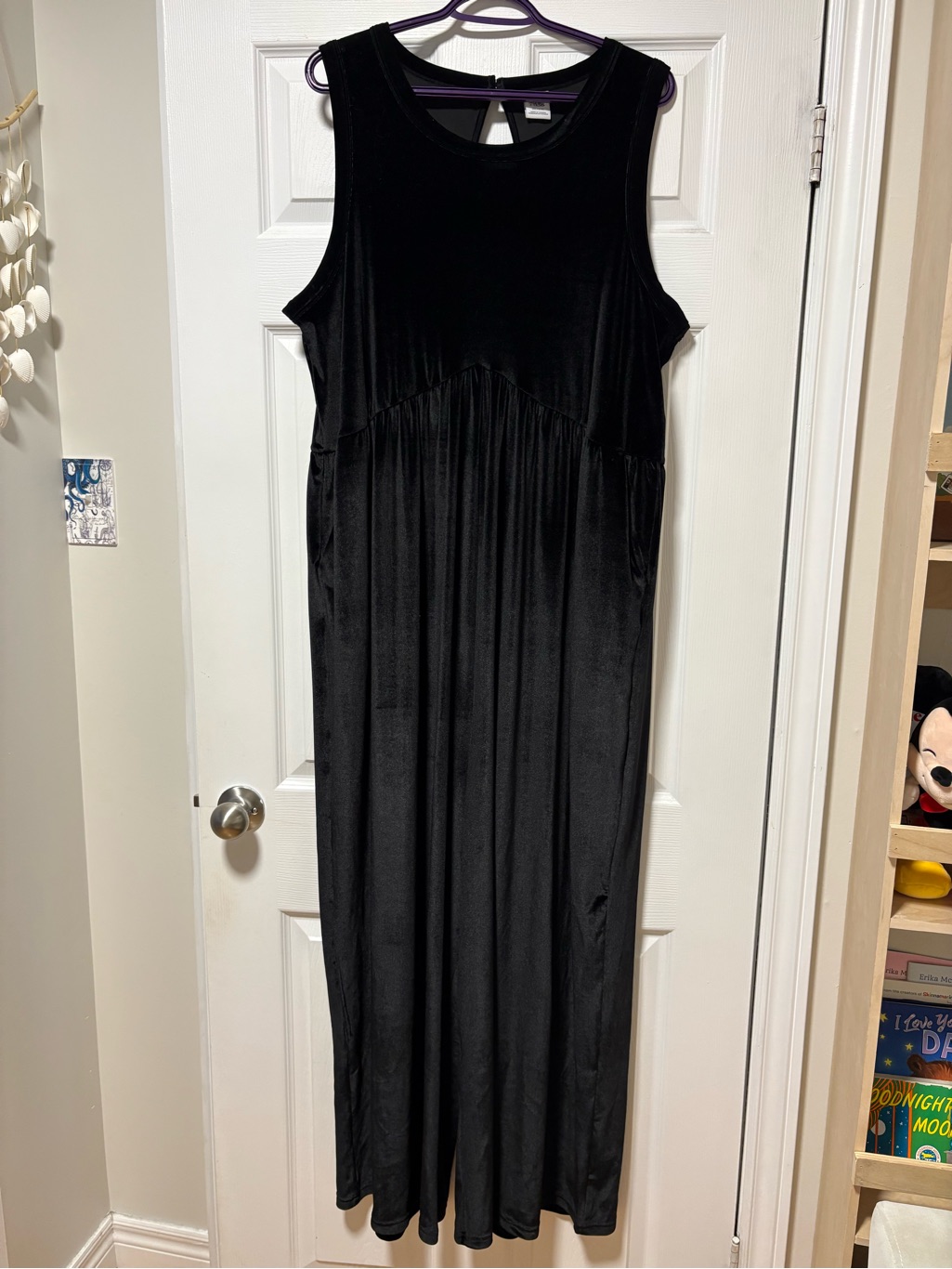 Smash + Tess Black Velvet Jumpsuit Romper